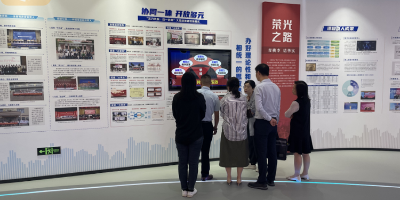 醫(yī)院紅色黨建主題展館設(shè)計效果圖，塑造醫(yī)院黨建品牌陣地