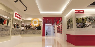 武警部隊警史館設(shè)計，結(jié)合展品內(nèi)容進行規(guī)劃布局